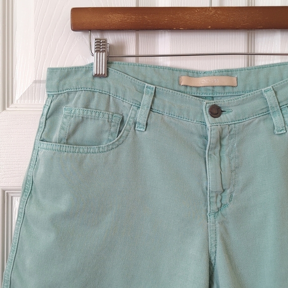 Joe's Jeans Classic Twill Cotton Low Waisted Relaxed Fit Shorts Aqua Blue 27 - Picture 8 of 13